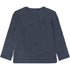 Mikk-Line Merino Wool LS Top Uld Melange Blue Nights